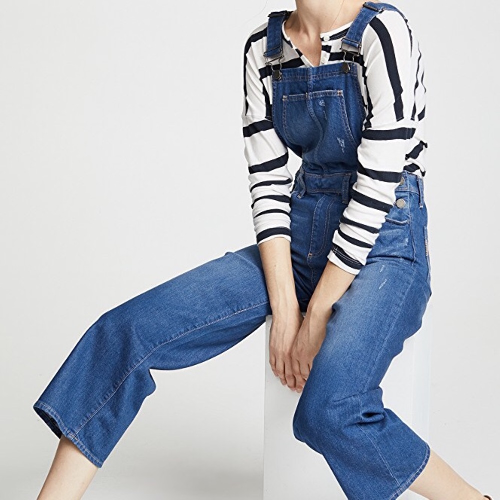 PAIGE “Nellie” culotte overalls